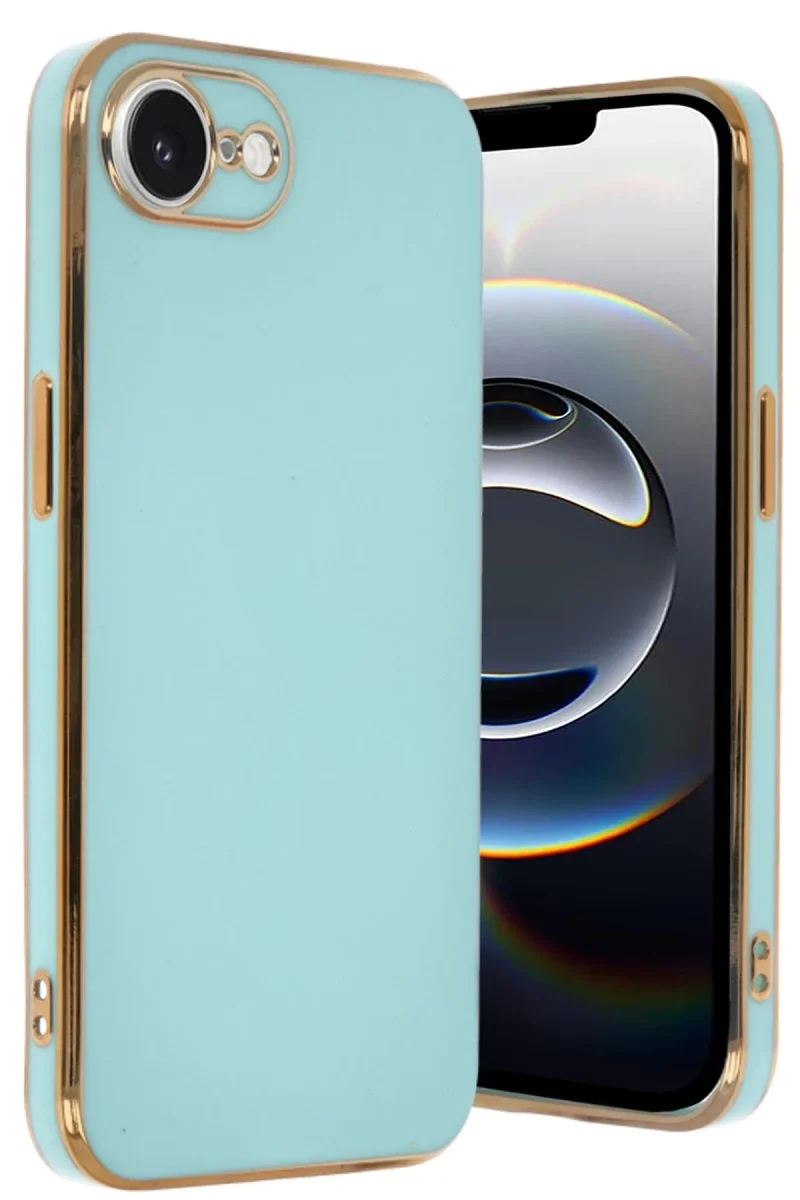 Apple iPhone 16E Kılıf Volet Silikon - Açık Yeşil Apple iPhone 16E Kılıf Volet Silikon - Açık Yeşil