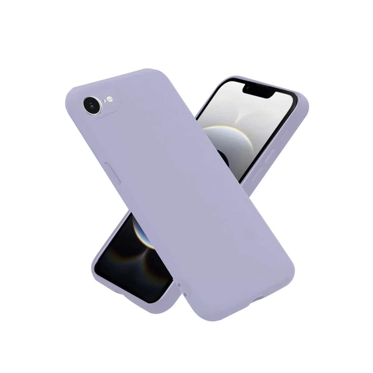Apple iPhone 16E Kılıf Nano içi Kadife Silikon - Lila Apple iPhone 16E Kılıf Nano içi Kadife Silikon - Lila