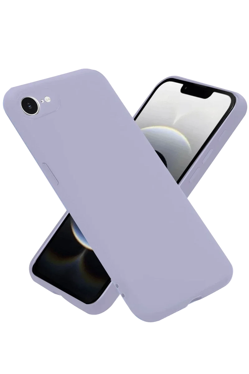 Apple iPhone 16E Kılıf Nano içi Kadife Silikon - Lila Apple iPhone 16E Kılıf Nano içi Kadife Silikon - Lila