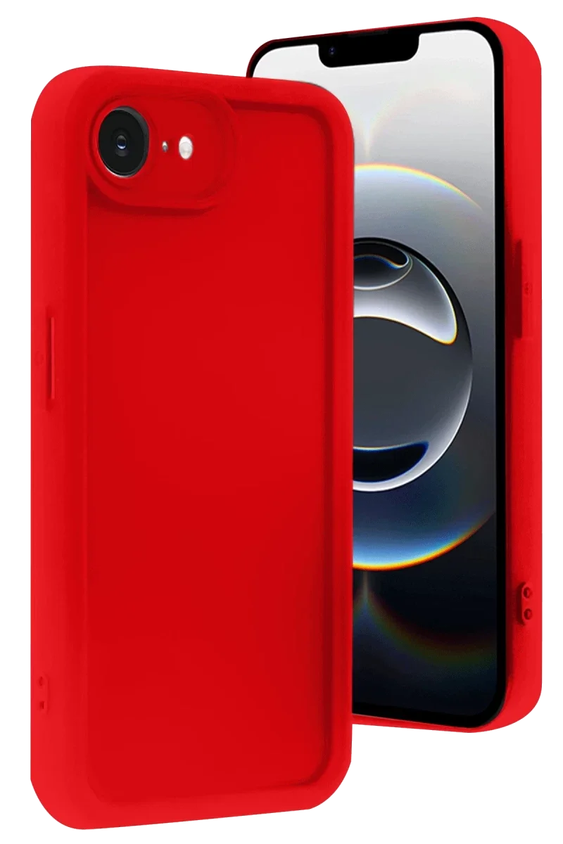 Apple iPhone 16E Kılıf Viera Silikon - Kırmızı Fiyatı, Yorumları ve Özellikleri