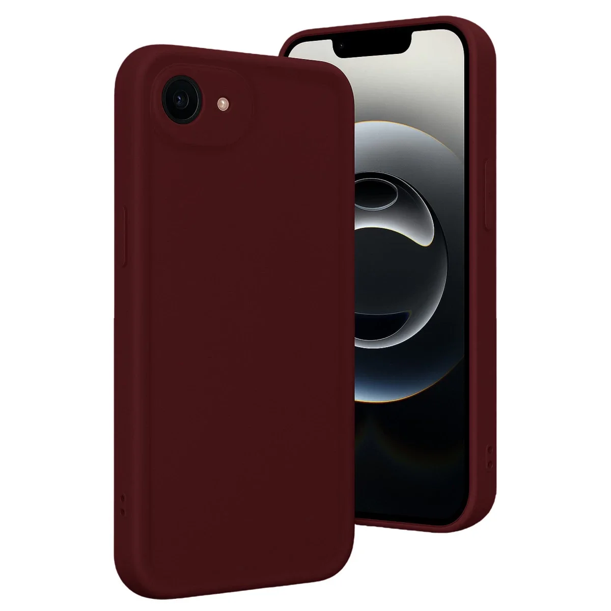 Apple iPhone 16E Kılıf Viera Silikon - Bordo Apple iPhone 16E Kılıf Viera Silikon - Bordo