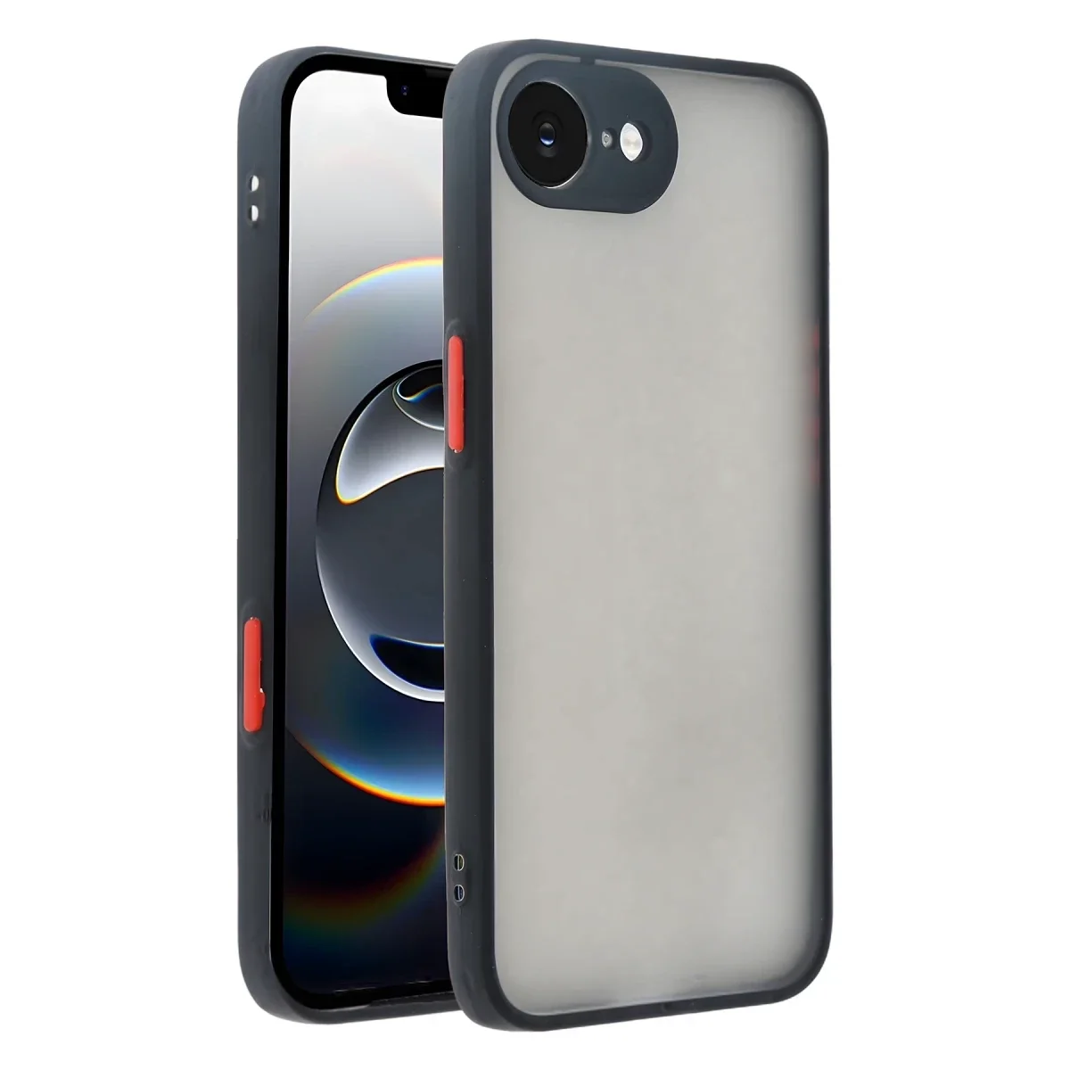 Apple iPhone 16E Kılıf Montreal Silikon Kapak - Siyah