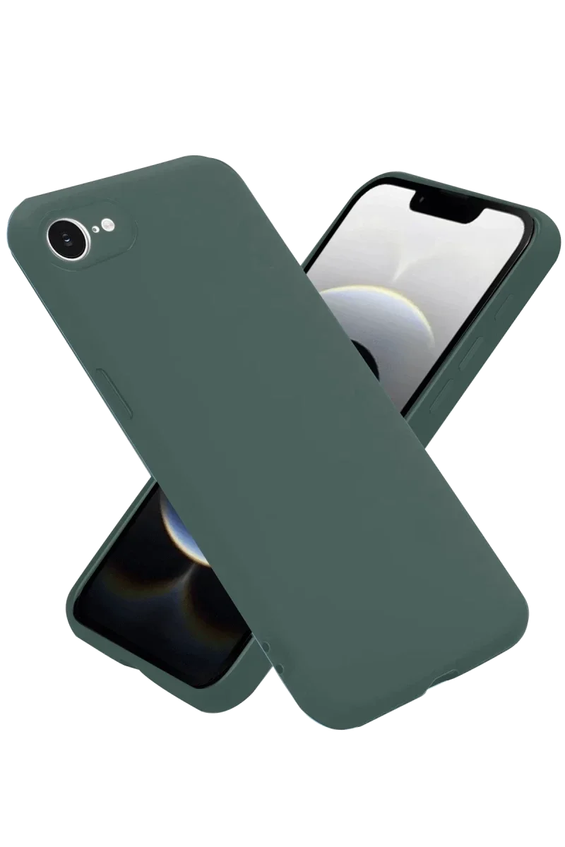 Apple iPhone 16E Kılıf Nano içi Kadife Silikon - Koyu Yeşil Fiyatı, Yorumları ve Özellikleri