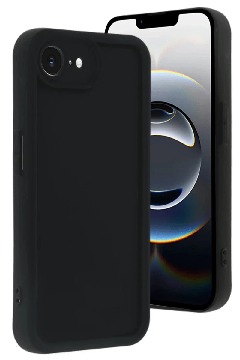 Apple iPhone 16E Kılıf Viera Silikon - Siyah Apple iPhone 16E Kılıf Viera Silikon - Siyah