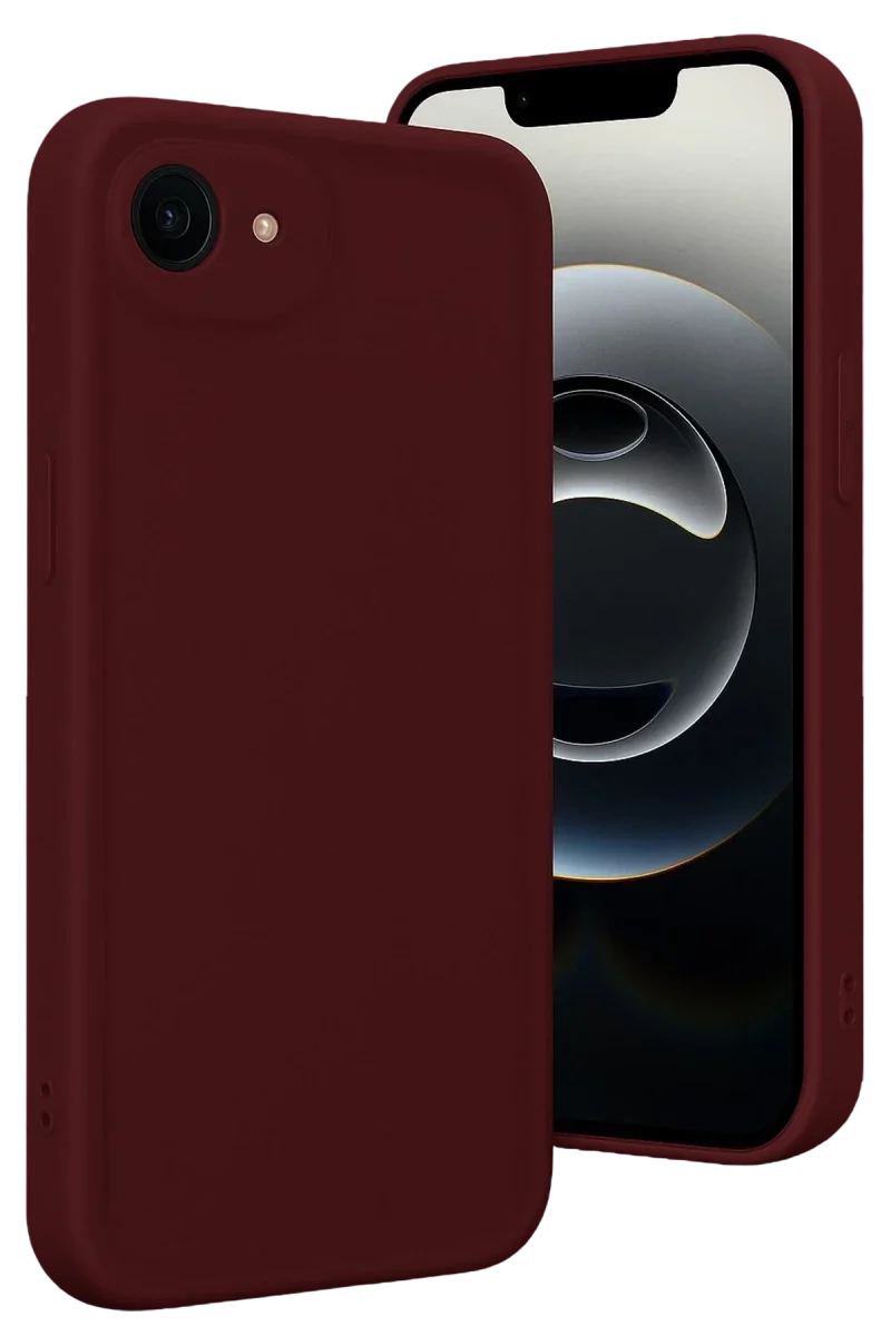 Apple iPhone 16E Kılıf Viera Silikon - Bordo Apple iPhone 16E Kılıf Viera Silikon - Bordo