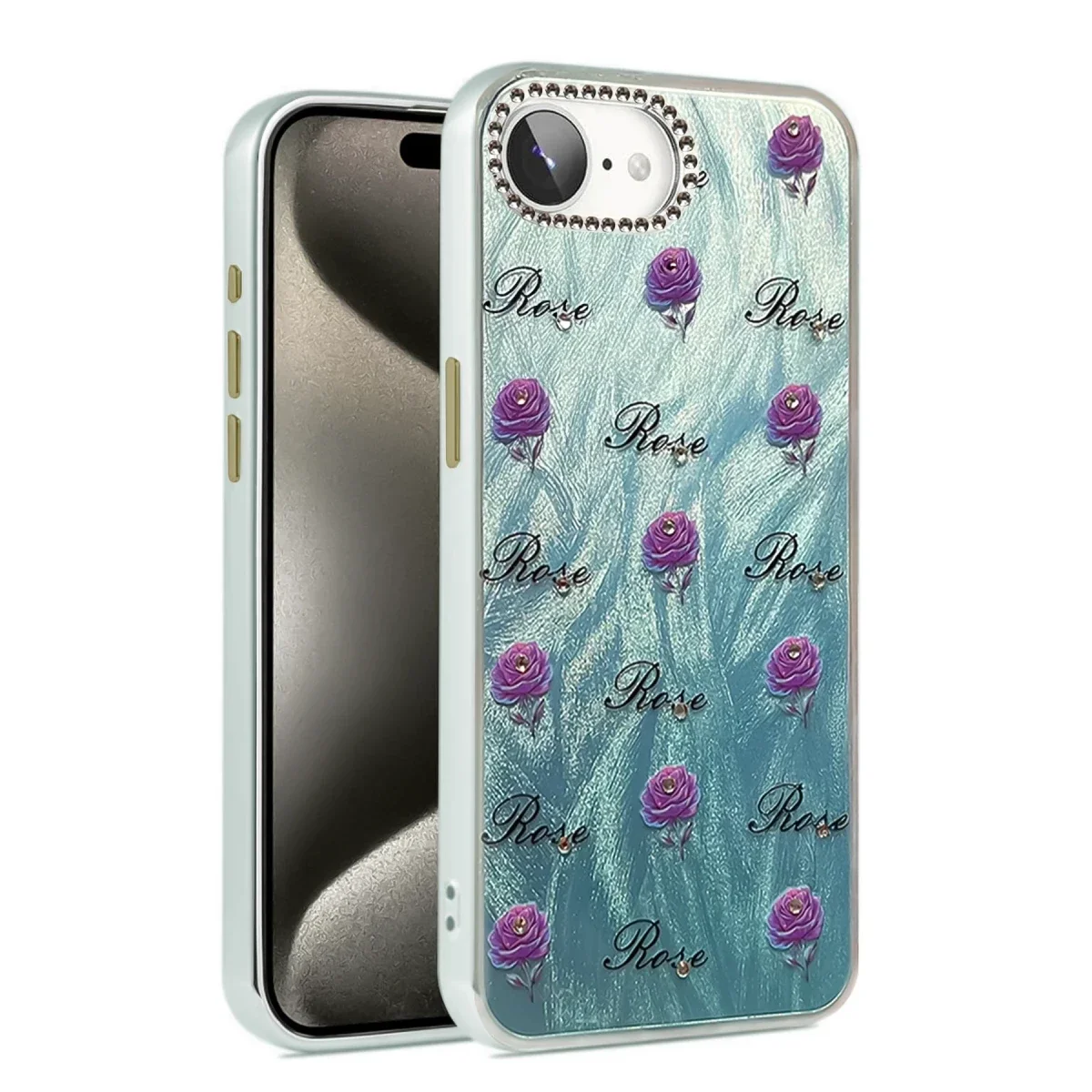 Apple iPhone 16E Kılıf Blade Aynalı Desenli Kapak - Desen 9 Apple iPhone 16E Kılıf Blade Aynalı Desenli Kapak - Desen 9