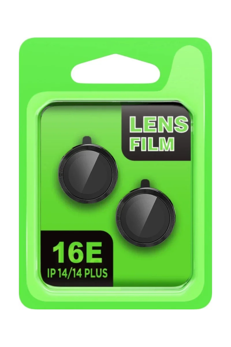 Apple iPhone 16E Raze Metal Kamera Lens - Siyah Apple iPhone 16E Raze Metal Kamera Lens - Siyah