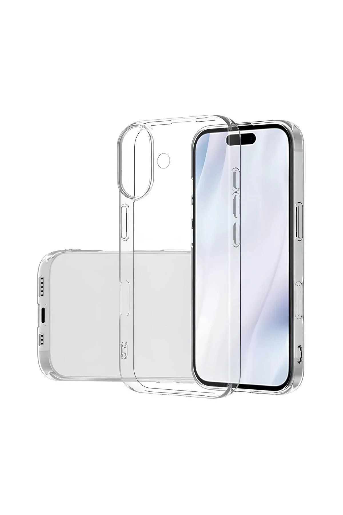 Apple iPhone 17 6.1'' Premium Şeffaf Silikon Kılıf Apple iPhone 17 6.1'' Premium Şeffaf Silikon Kılıf