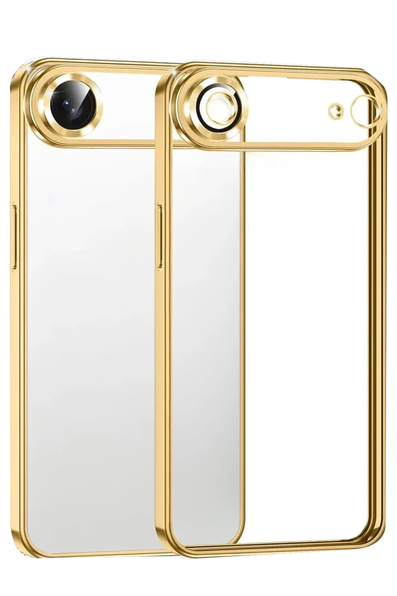 Apple iPhone 17 Air Razer Lensli Silikon - Gold Apple iPhone 17 Air Razer Lensli Silikon - Gold