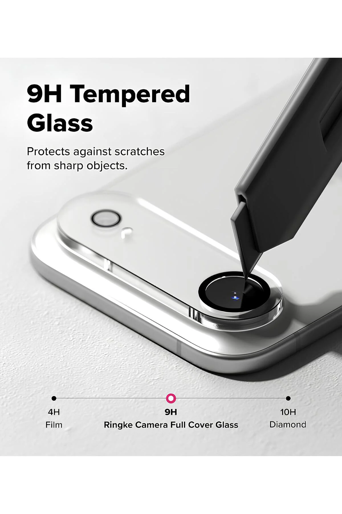 Apple iPhone 17 Air Premium Tam Kaplama Lens Koruma Siyah