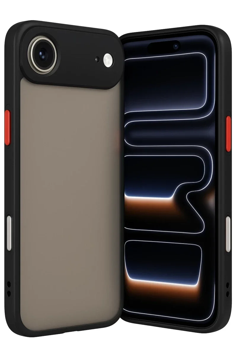Apple iPhone 17 Air Kılıf Montreal Silikon Kapak - Siyah Apple iPhone 17 Air Kılıf Montreal Silikon Kapak - Siyah