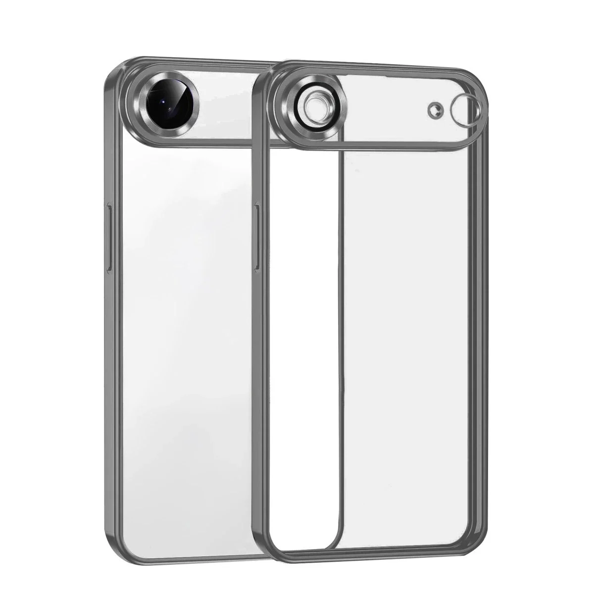 Apple iPhone 17 Air Razer Lensli Silikon - Titan Gri Apple iPhone 17 Air Razer Lensli Silikon - Titan Gri