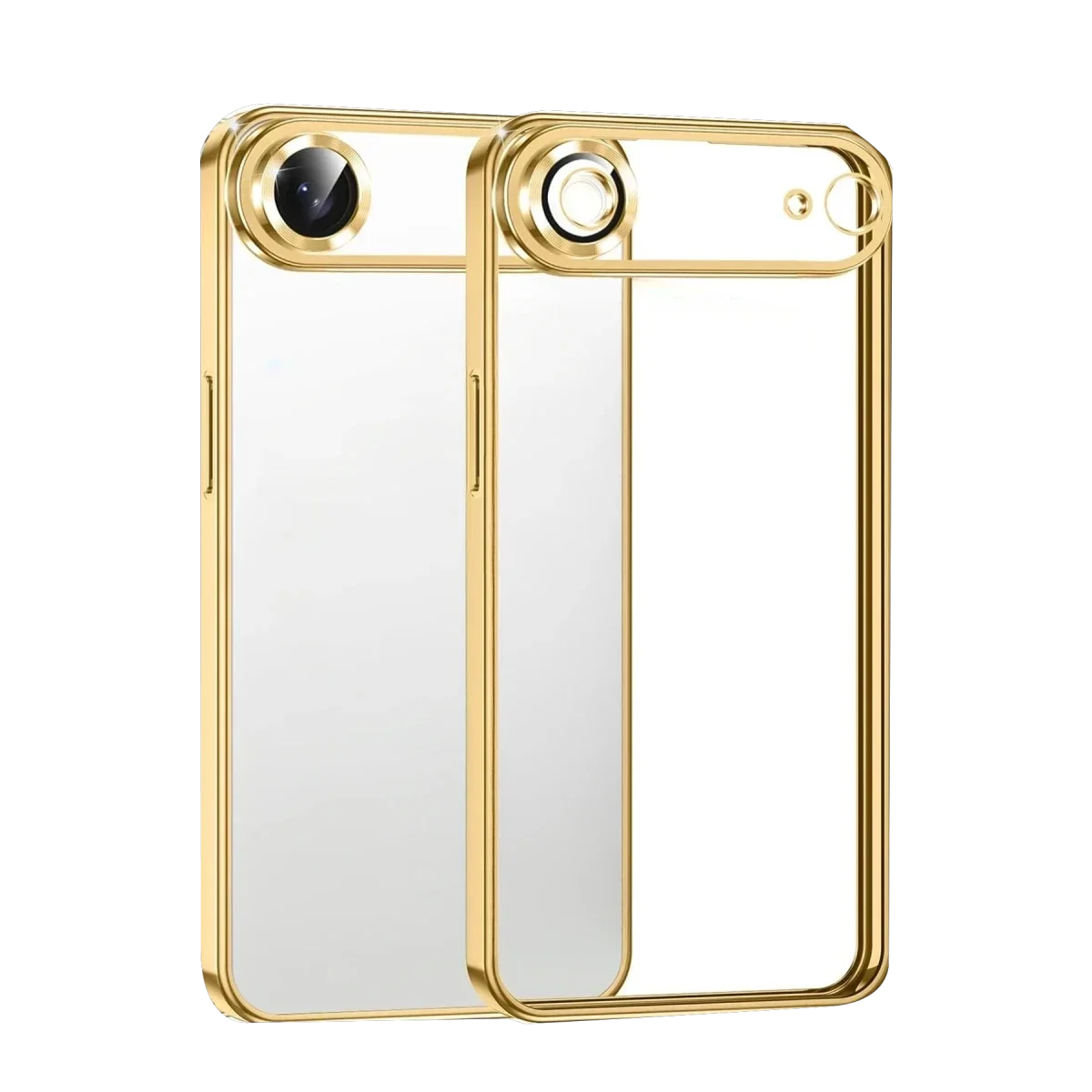 Apple iPhone 17 Air Razer Lensli Silikon - Gold Apple iPhone 17 Air Razer Lensli Silikon - Gold