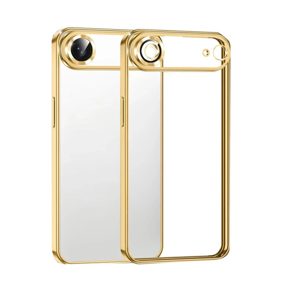 Apple iPhone 17 Air Razer Lensli Silikon - Gold Apple iPhone 17 Air Razer Lensli Silikon - Gold