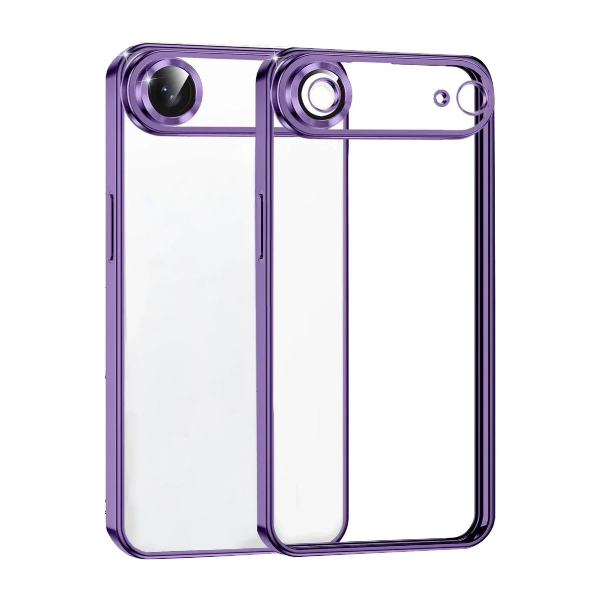 Apple iPhone 17 Air Razer Lensli Silikon - Mor Apple iPhone 17 Air Razer Lensli Silikon - Mor