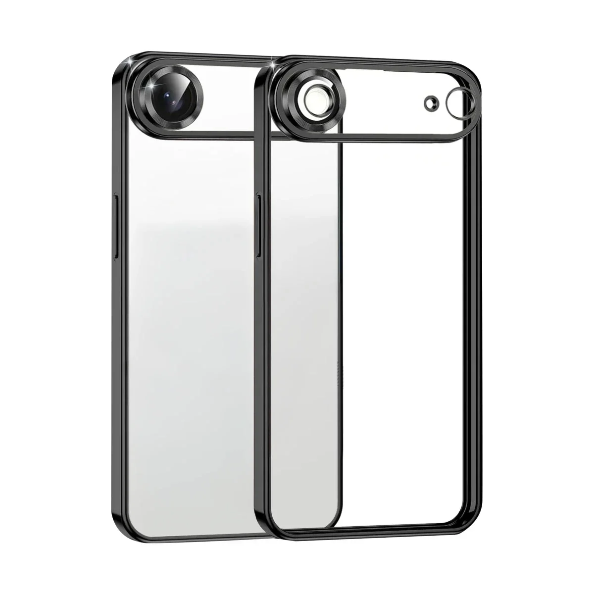 Apple iPhone 17 Air Razer Lensli Silikon - Siyah Apple iPhone 17 Air Razer Lensli Silikon - Siyah