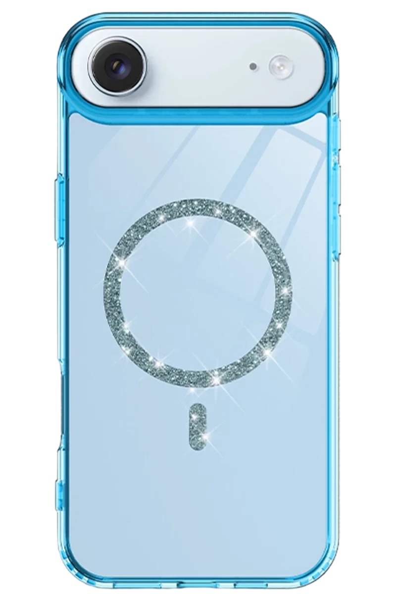 Apple iPhone 17 Air Live Diamond Magsafe Kapak - Mavi