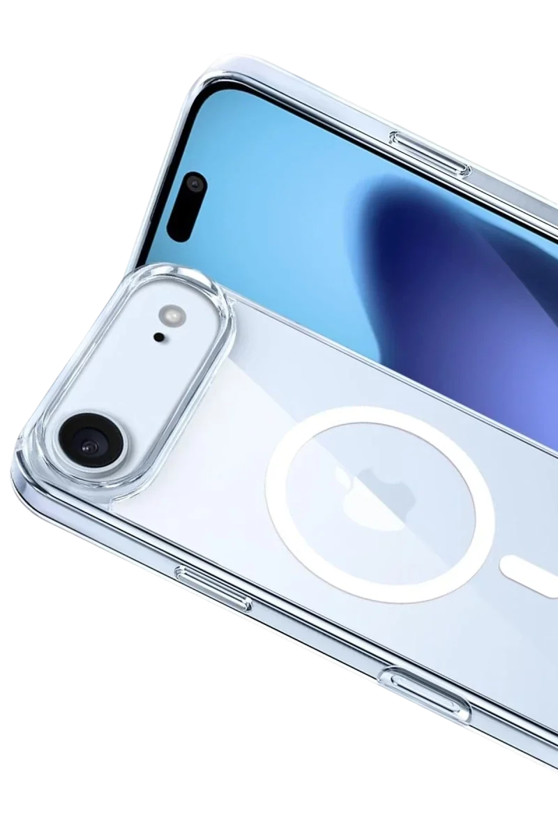 Apple iPhone 17 Air Combo Sert Şeffaf Magsafe Kapak - Şeffaf