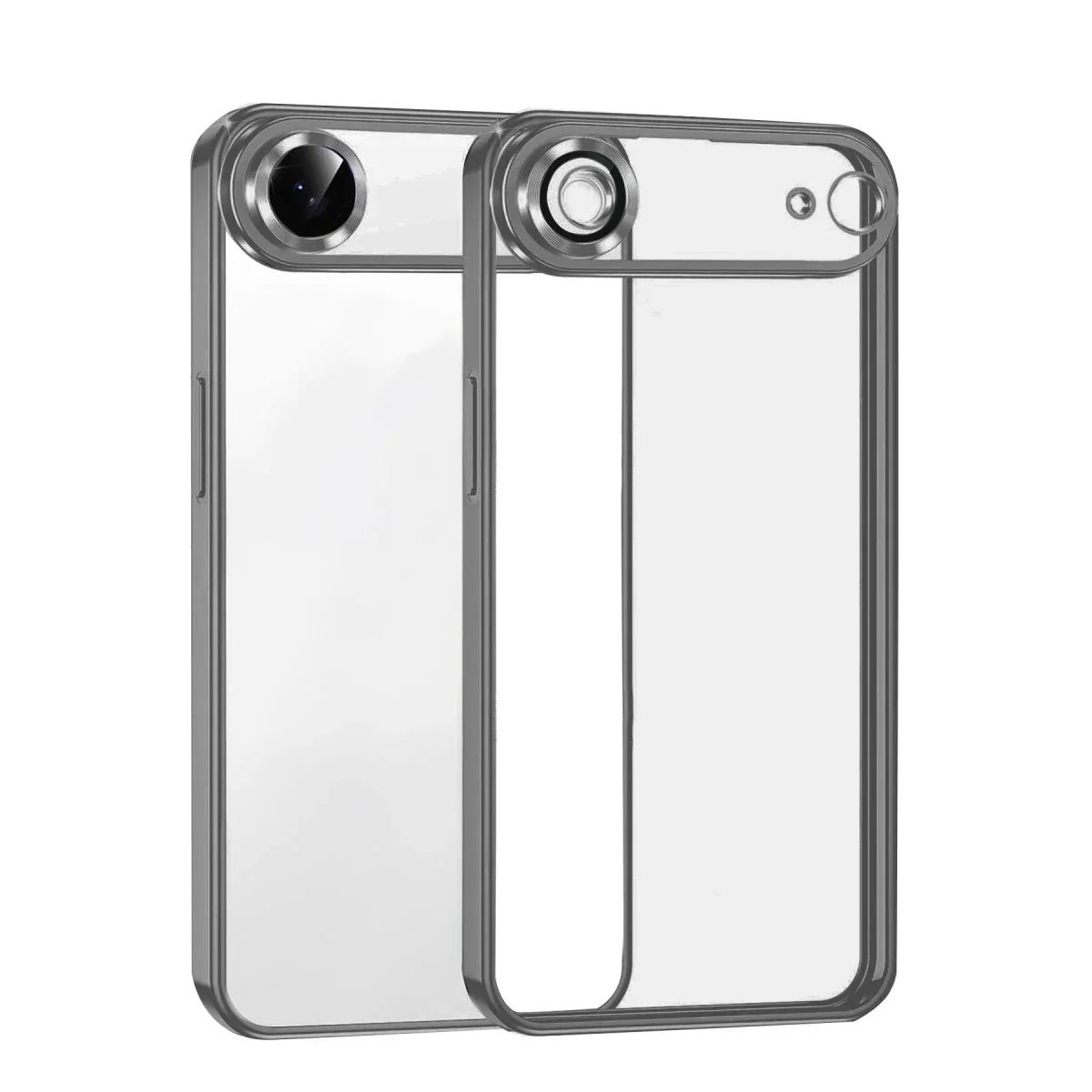 Apple iPhone 17 Air Razer Lensli Silikon - Titan Gri Apple iPhone 17 Air Razer Lensli Silikon - Titan Gri
