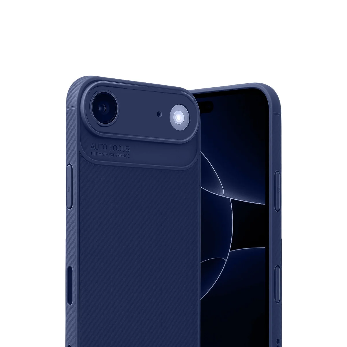 Apple İphone 17 Air Auto Focus Karbon Kapak - Lacivert Apple İphone 17 Air Auto Focus Karbon Kapak - Lacivert