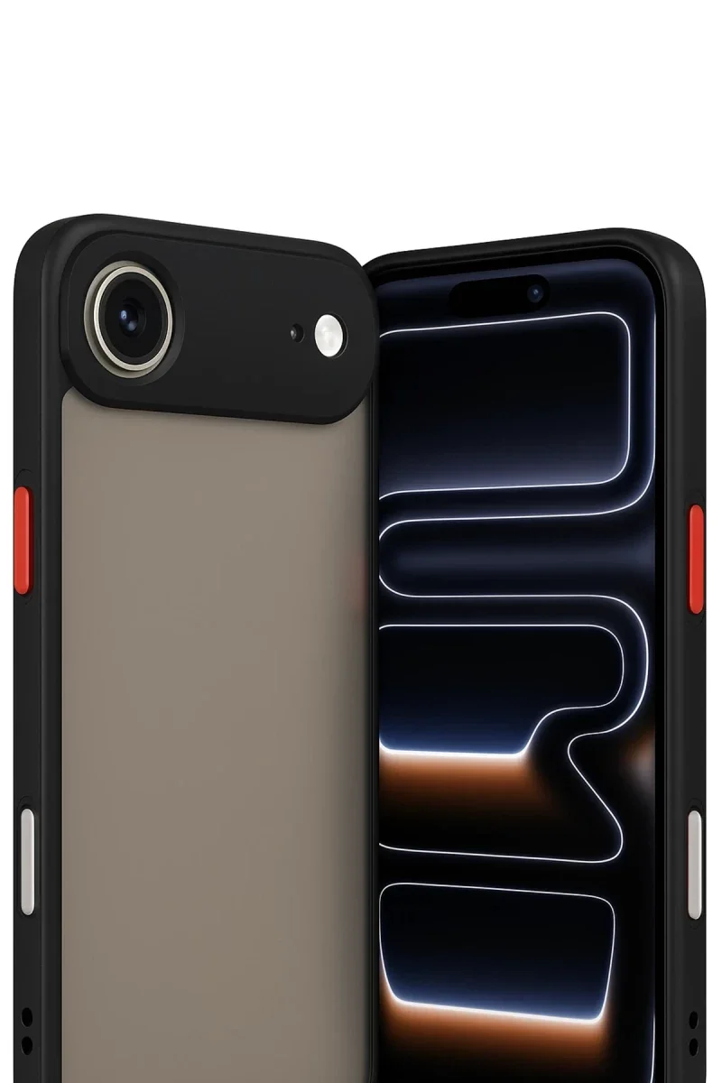 Apple iPhone 17 Air Kılıf Montreal Silikon Kapak - Siyah Apple iPhone 17 Air Kılıf Montreal Silikon Kapak - Siyah