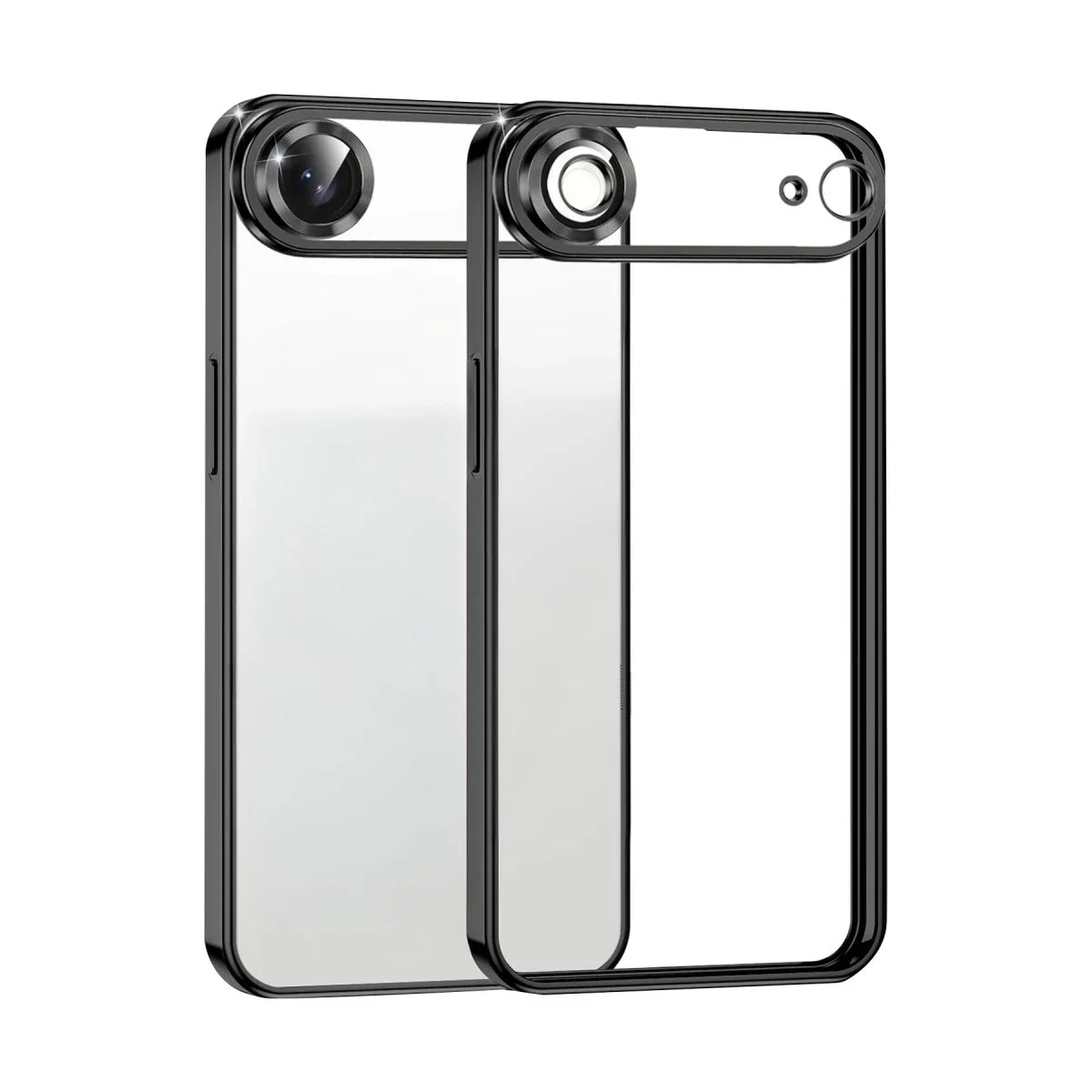 Apple iPhone 17 Air Razer Lensli Silikon - Siyah Apple iPhone 17 Air Razer Lensli Silikon - Siyah