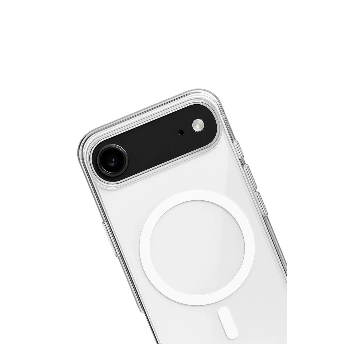 Apple İphone 17 Air Kılıf Magneticsafe Şeffaf Silikon - Şeffaf Apple İphone 17 Air Kılıf Magneticsafe Şeffaf Silikon - Şeffaf