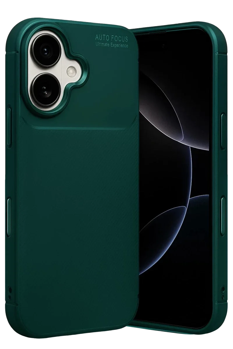Apple iPhone 17 Auto Focus Karbon Kapak - Koyu Yeşil Fiyatı, Yorumları ve Özellikleri
