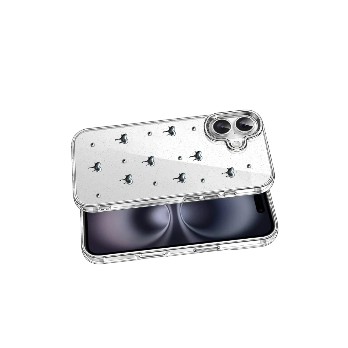 Apple İphone 17 Fiyonk Desenli Kapak - Desen 1 Apple İphone 17 Fiyonk Desenli Kapak - Desen 1