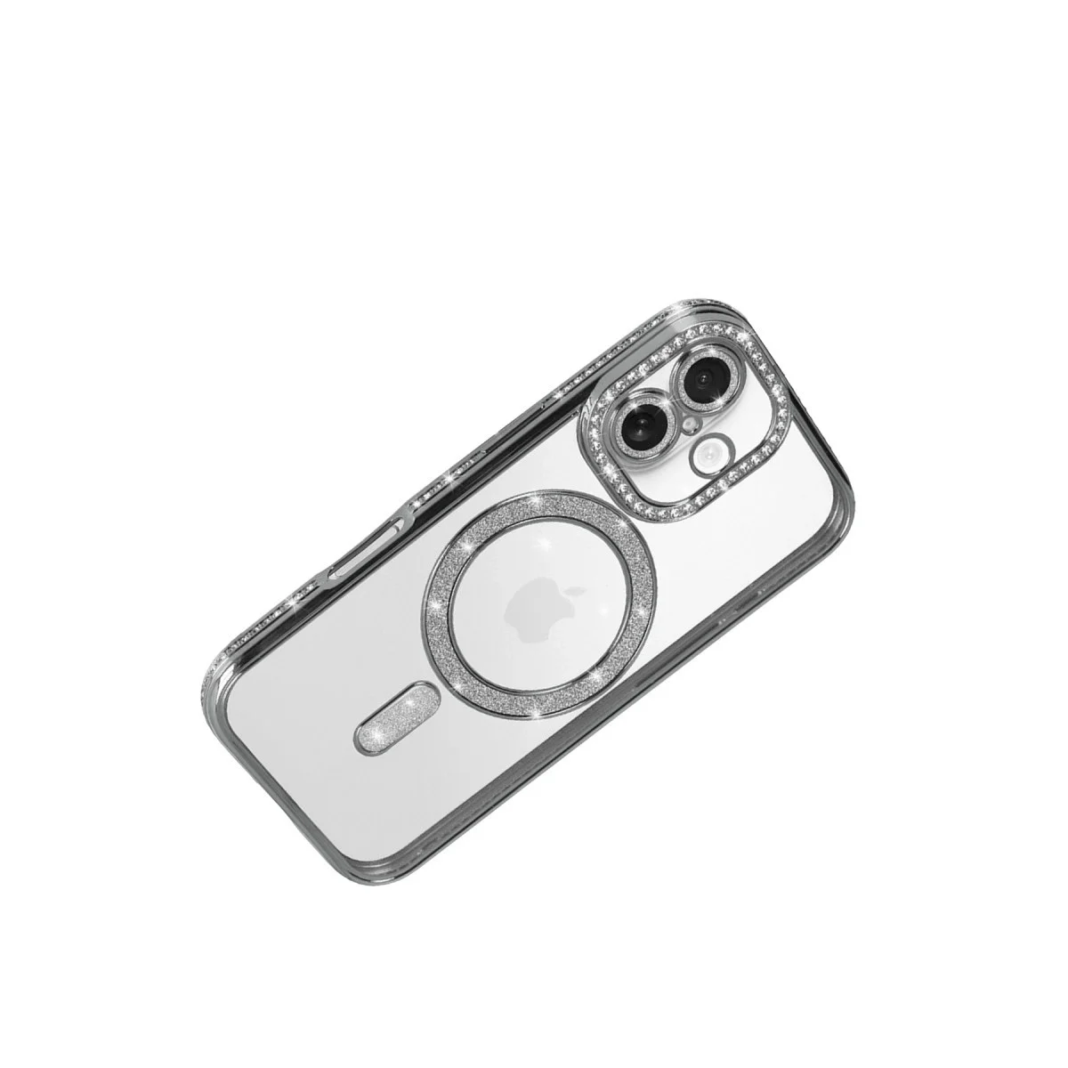 Apple İphone 17 Joke Simli Magneticsafe Kılıf - Gümüş Apple İphone 17 Joke Simli Magneticsafe Kılıf - Gümüş