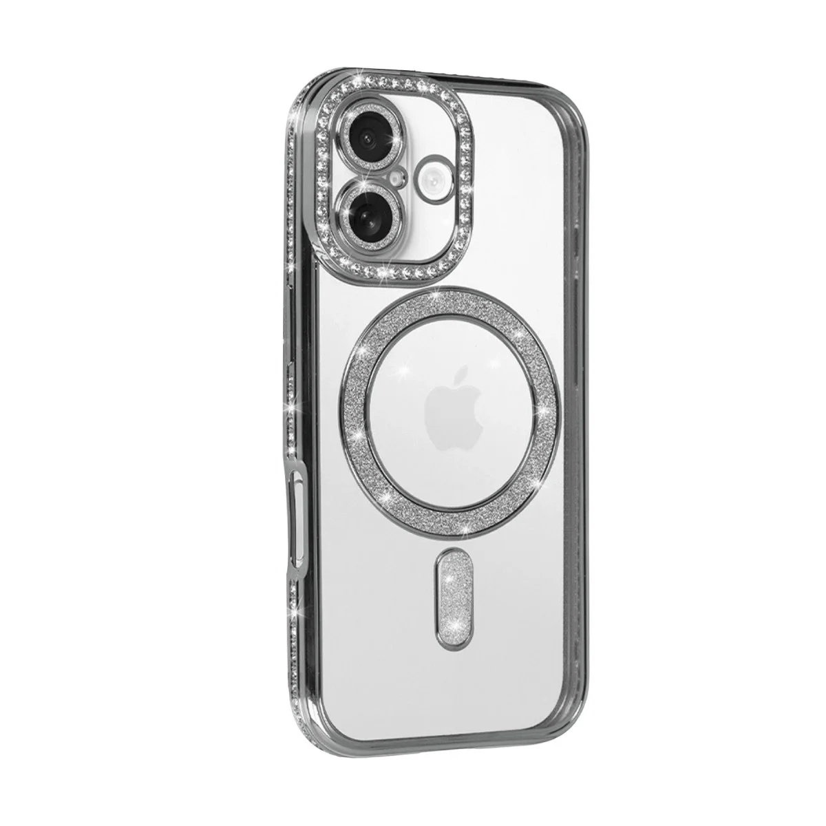 Apple İphone 17 Joke Simli Magneticsafe Kılıf - Gümüş Apple İphone 17 Joke Simli Magneticsafe Kılıf - Gümüş