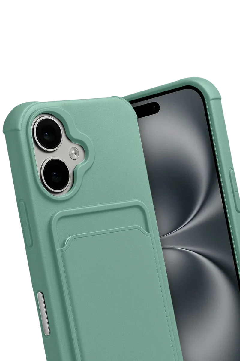 Apple iPhone 17 Kelvin Kartvizitli Silikon - Açık Yeşil Apple iPhone 17 Kelvin Kartvizitli Silikon - Açık Yeşil