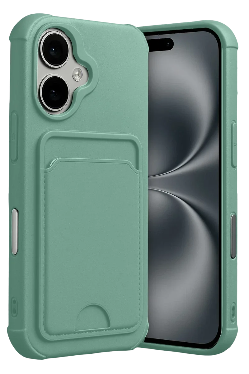 Apple iPhone 17 Kelvin Kartvizitli Silikon - Açık Yeşil Apple iPhone 17 Kelvin Kartvizitli Silikon - Açık Yeşil