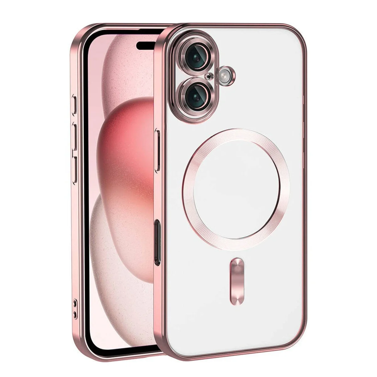 Apple İphone 17 Kross Magneticsafe Kapak - Rose Apple İphone 17 Kross Magneticsafe Kapak - Rose