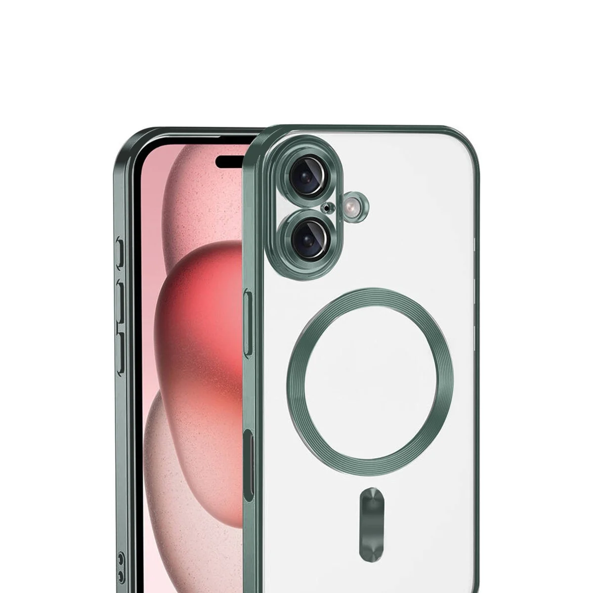 Apple İphone 17 Kross Magneticsafe Kapak - Koyu Yeşil Apple İphone 17 Kross Magneticsafe Kapak - Koyu Yeşil