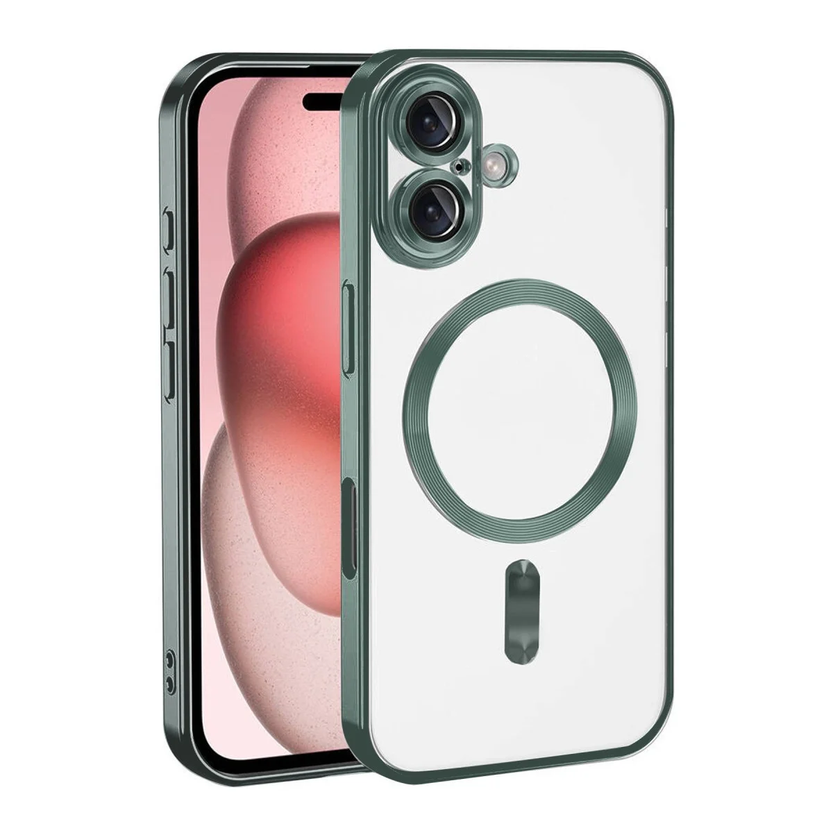 Apple İphone 17 Kross Magneticsafe Kapak - Koyu Yeşil Apple İphone 17 Kross Magneticsafe Kapak - Koyu Yeşil