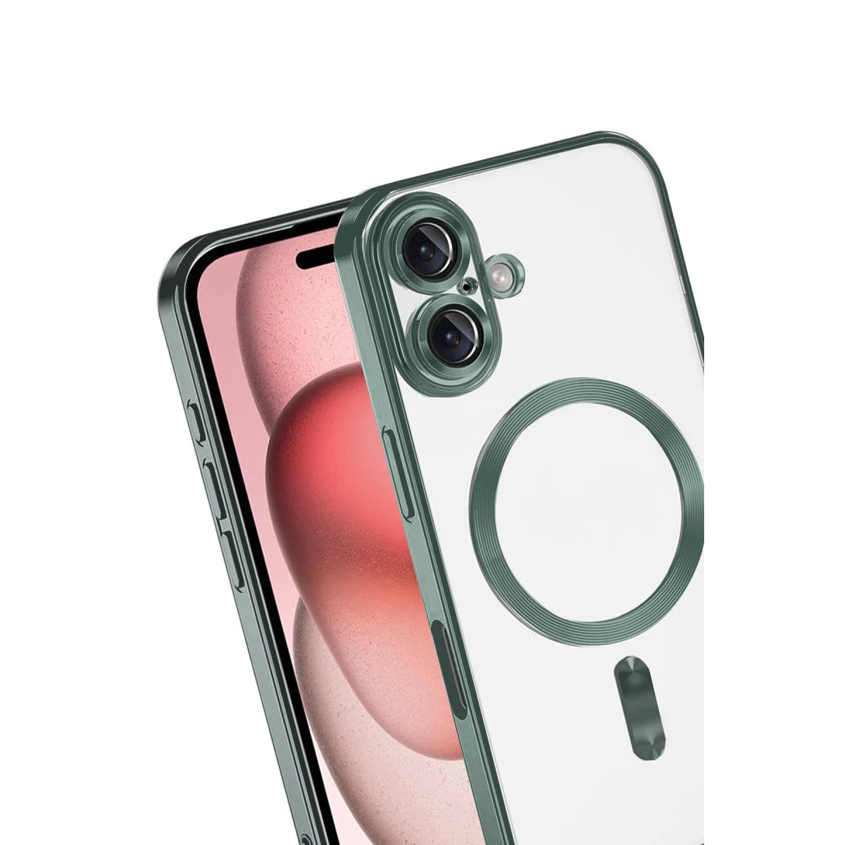 Apple İphone 17 Kross Magneticsafe Kapak - Koyu Yeşil Apple İphone 17 Kross Magneticsafe Kapak - Koyu Yeşil