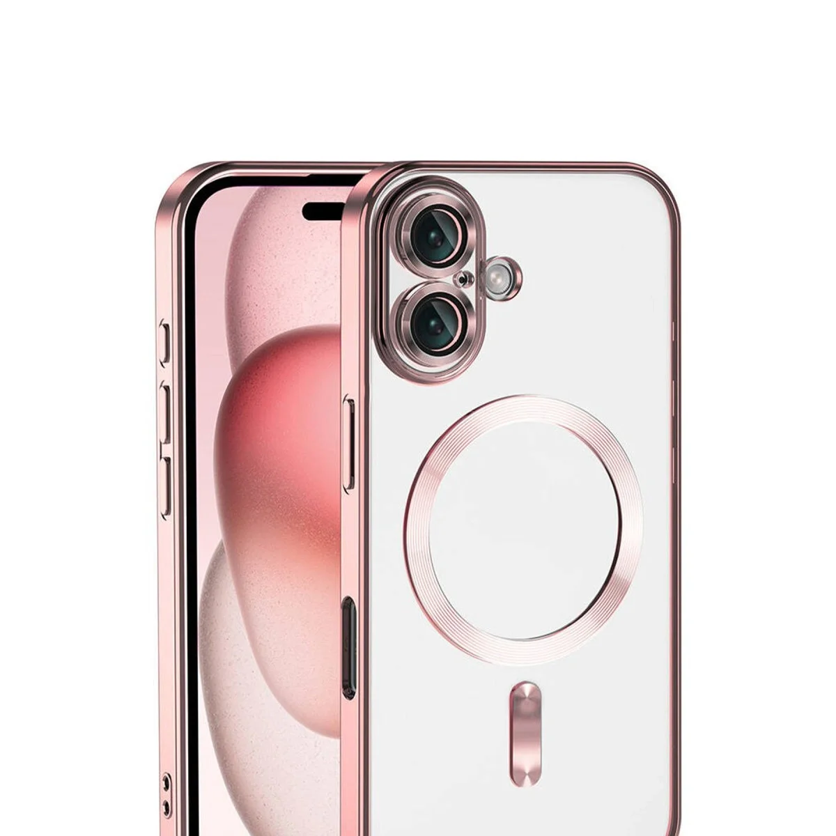 Apple İphone 17 Kross Magneticsafe Kapak - Rose Apple İphone 17 Kross Magneticsafe Kapak - Rose
