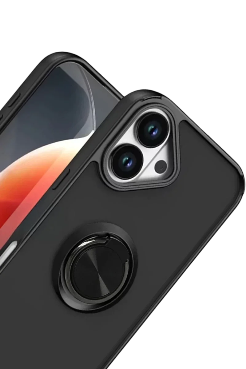 Apple iPhone 17 Montreal Yüzüklü Silikon Kapak - Siyah Fiyatı, Yorumları ve Özellikleri
