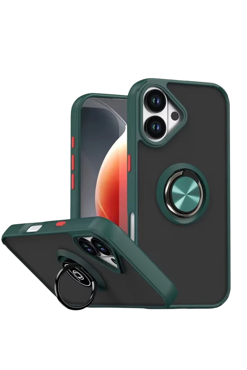Apple iPhone 17 Montreal Yüzüklü Silikon Kapak - Yeşil Fiyatı, Yorumları ve Özellikleri