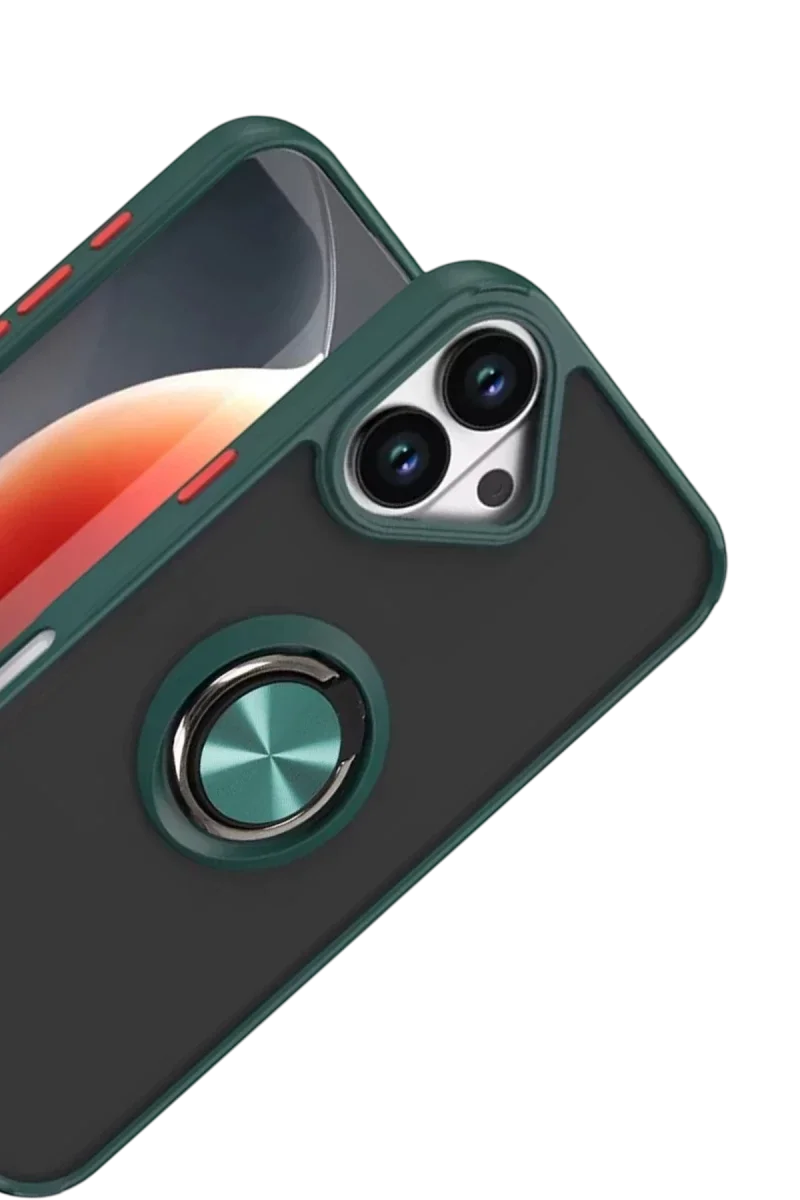 Apple iPhone 17 Montreal Yüzüklü Silikon Kapak - Yeşil Fiyatı, Yorumları ve Özellikleri