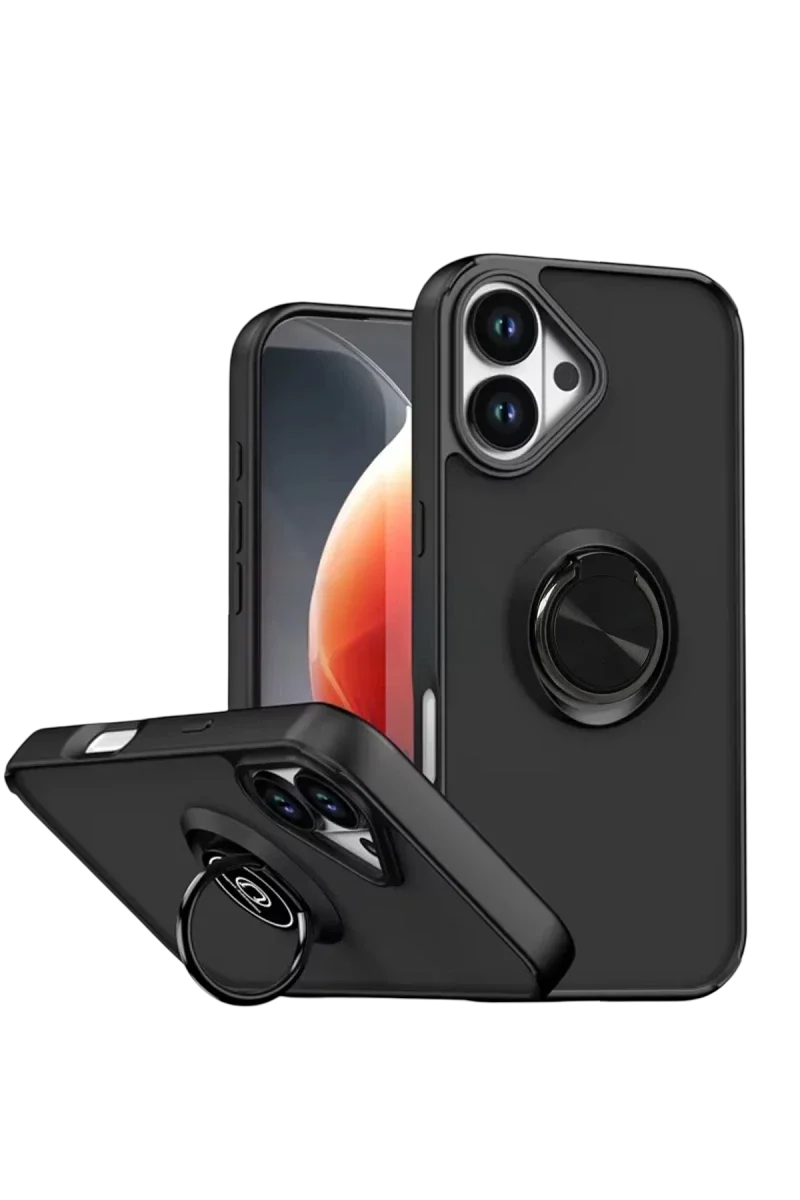 Apple iPhone 17 Montreal Yüzüklü Silikon Kapak - Siyah Fiyatı, Yorumları ve Özellikleri