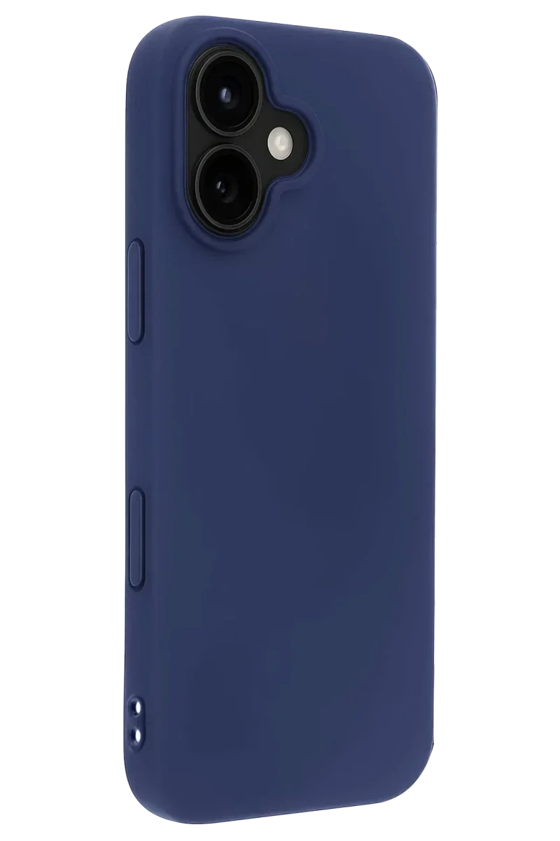Apple iPhone 17 Nano içi Kadife Silikon - Lacivert Apple iPhone 17 Nano içi Kadife Silikon - Lacivert