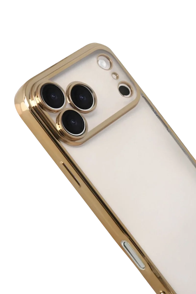 Apple iPhone 17 Pro Max Razer Lensli Silikon - Gold Apple iPhone 17 Pro Max Razer Lensli Silikon - Gold