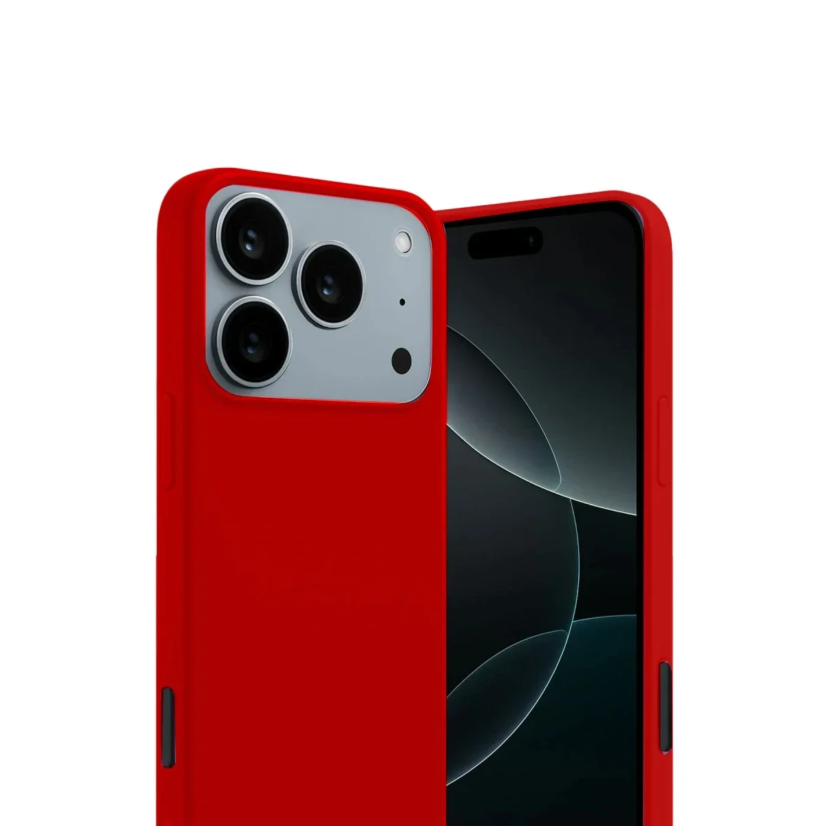 Apple iPhone 17 Pro First Silikon - Kırmızı - Görsel 2