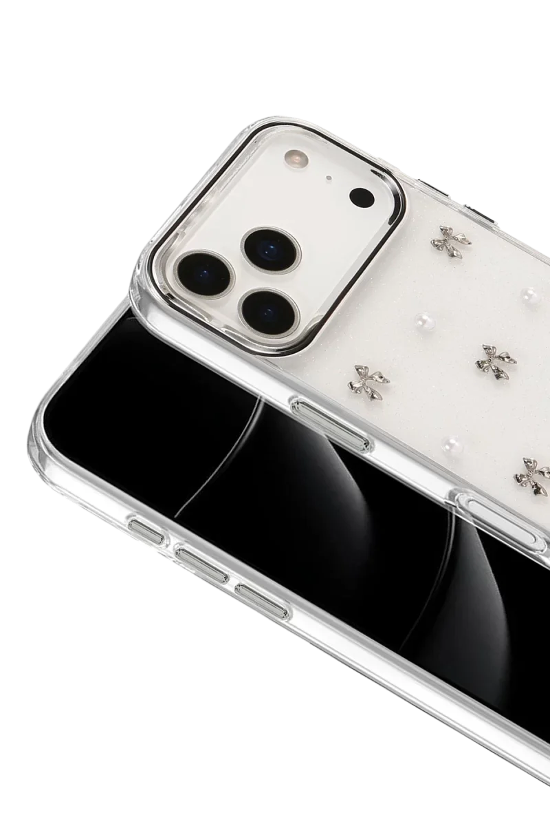 Apple iPhone 17 Pro Max Fiyonk Desenli Kapak - Desen 8 Apple iPhone 17 Pro Max Fiyonk Desenli Kapak - Desen 8