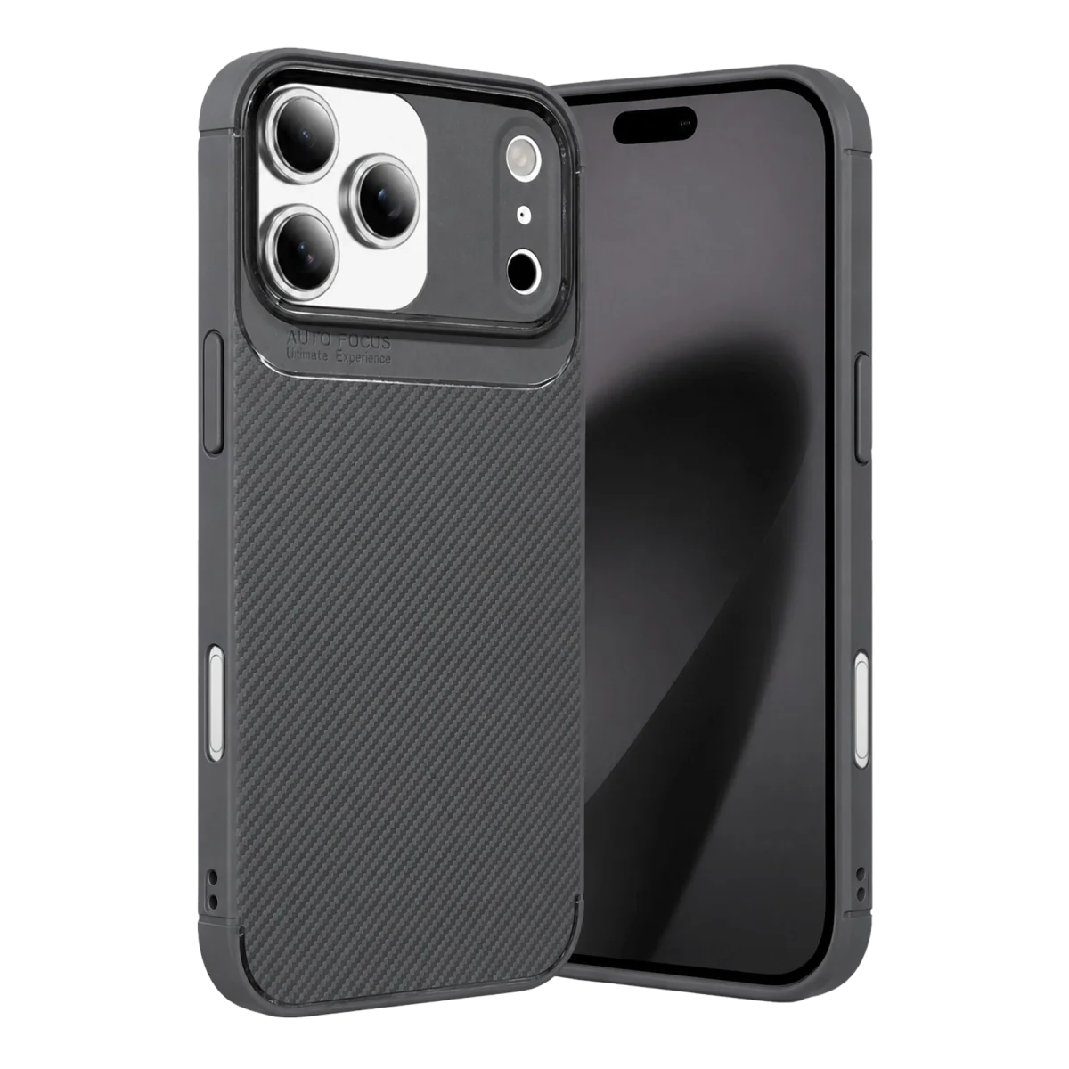 Apple İphone 17 Pro Max Auto Focus Karbon Kapak - Koyu Yeşil Apple İphone 17 Pro Max Auto Focus Karbon Kapak - Koyu Yeşil