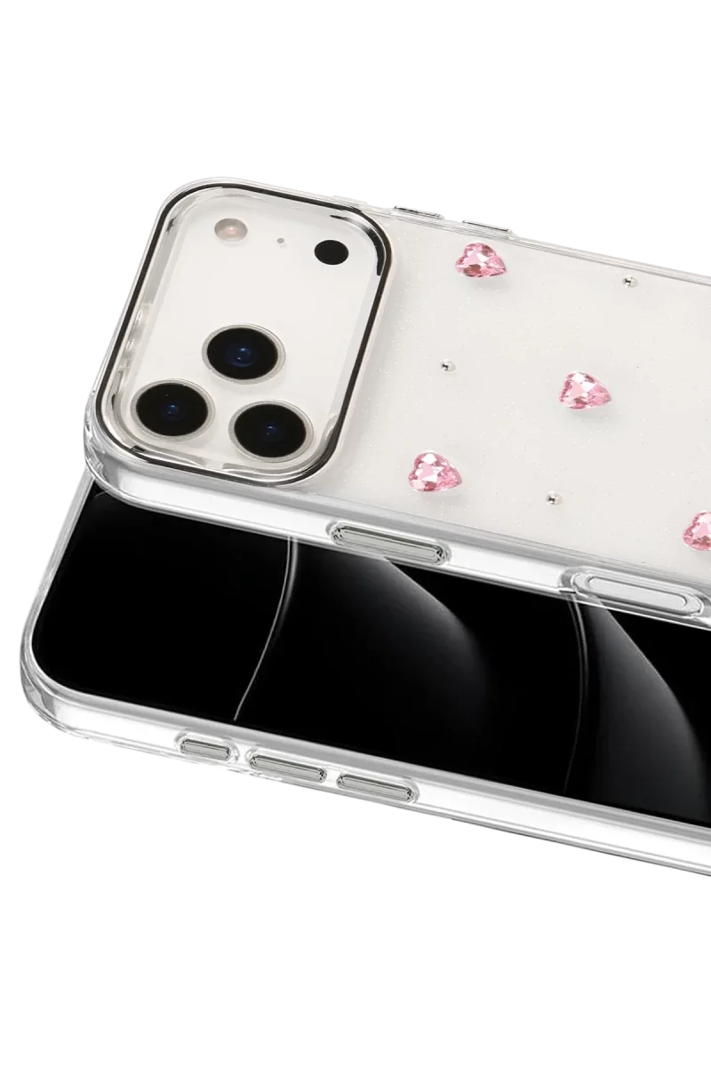 Apple iPhone 17 Pro Fiyonk Desenli Kapak - Desen 3 Apple iPhone 17 Pro Fiyonk Desenli Kapak - Desen 3