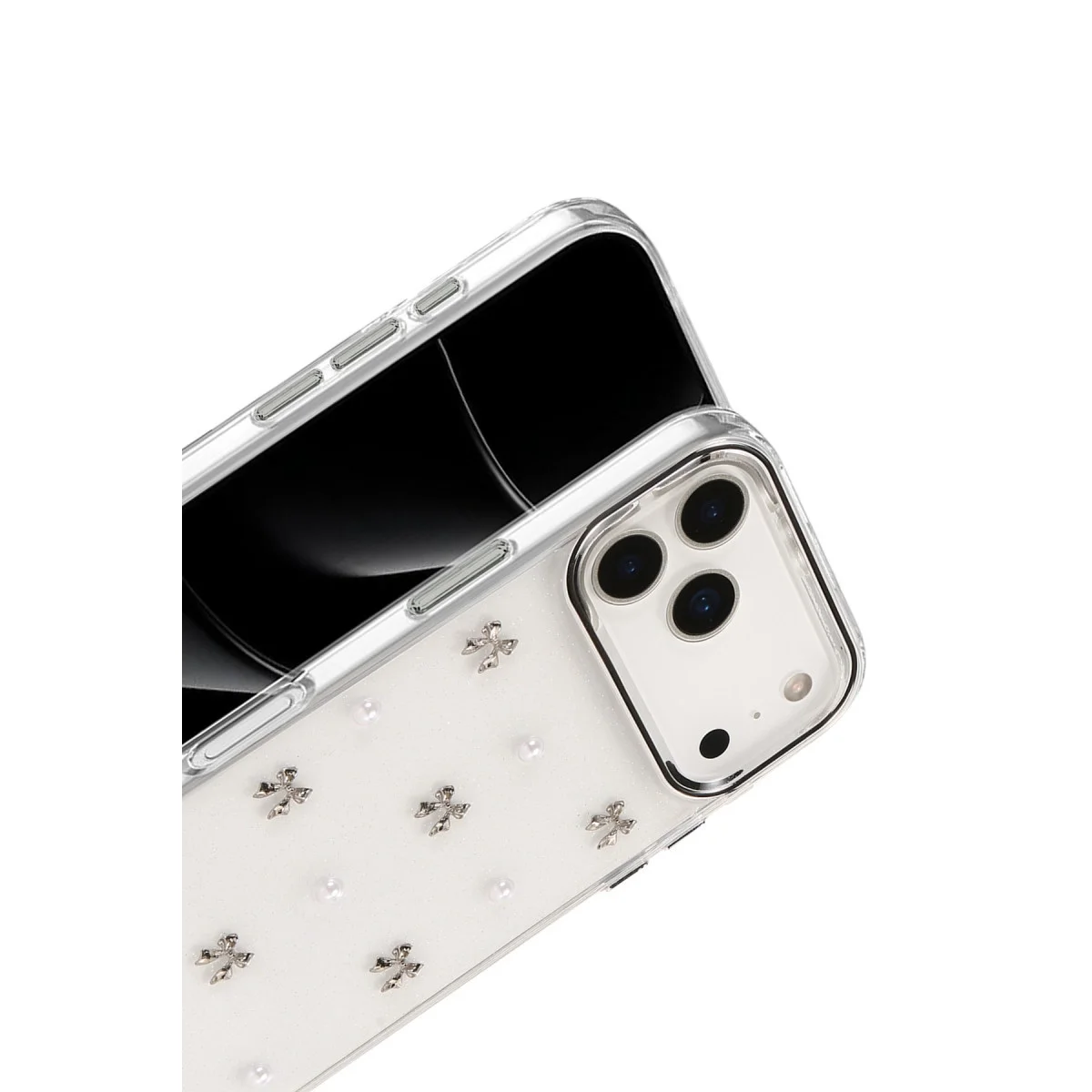 Apple İphone 17 Pro Fiyonk Desenli Kapak - Desen 8