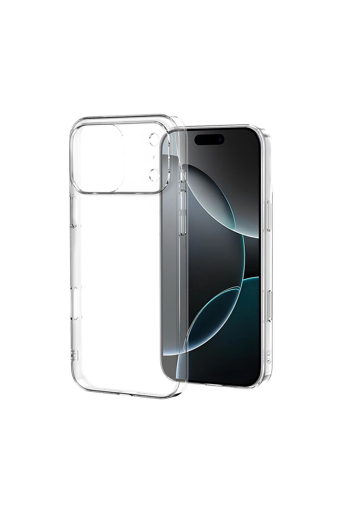 Apple iPhone 17 Pro Max Premium Şeffaf Silikon Kılıf Apple iPhone 17 Pro Max Premium Şeffaf Silikon Kılıf